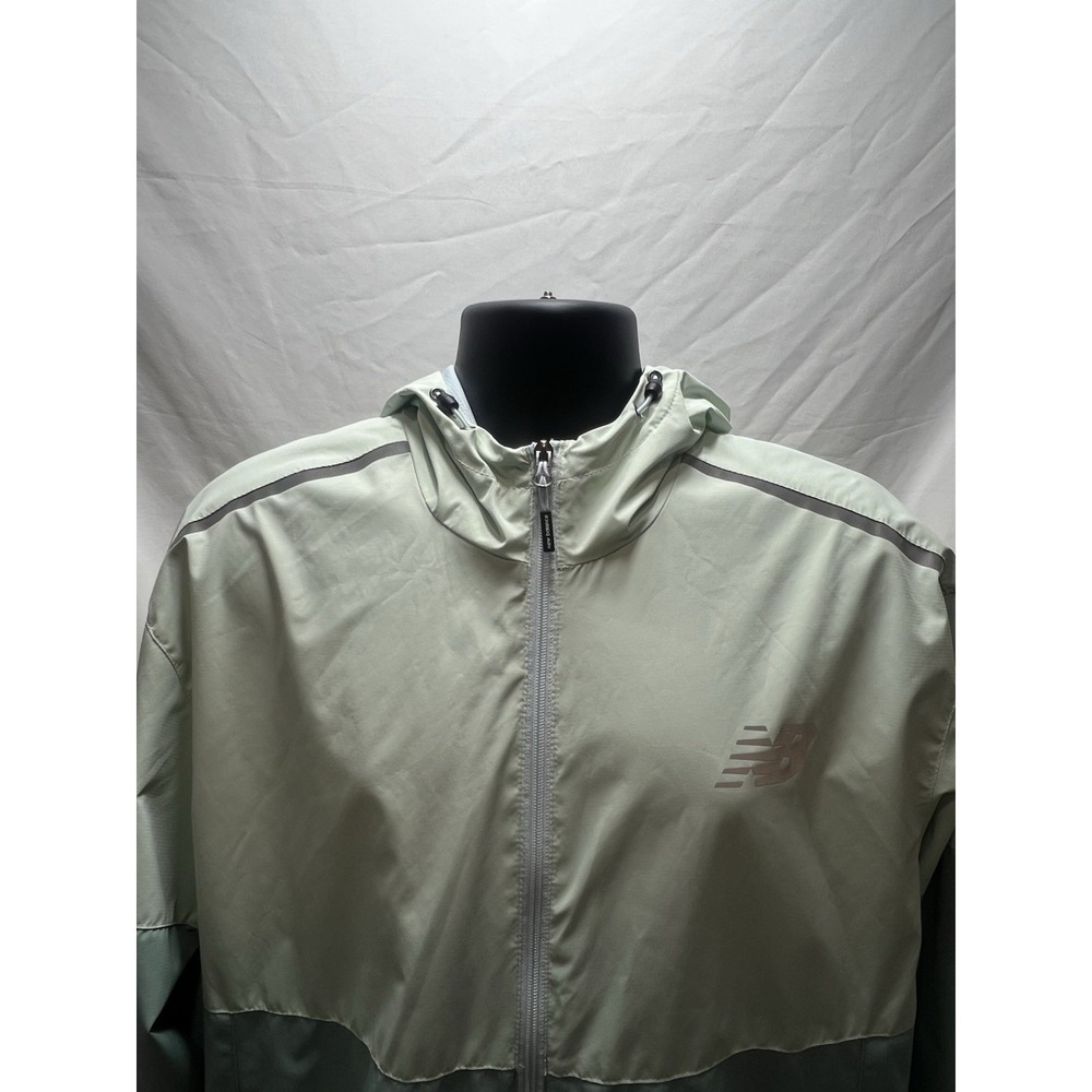 New Balance Full Zip Seafoam Green Mist Activewear Jacket Women's Size large - Picture 9 of 16